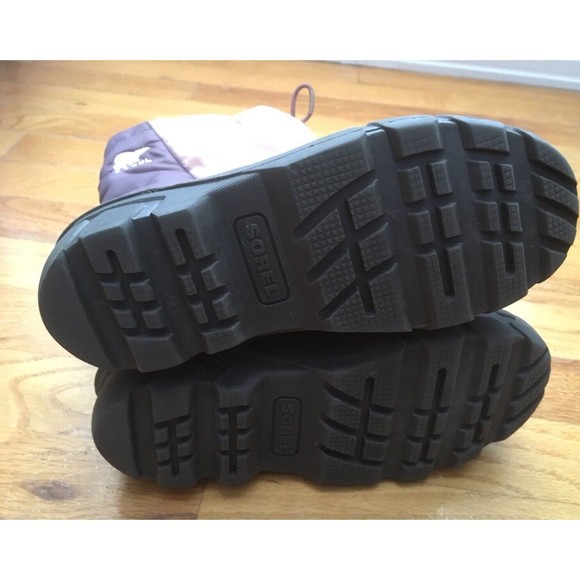 Sorel Cub Winter Snow Boot Size 3 Isla/crushed Berry - Picture 7 of 8